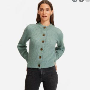 Everlane Cropped Alpaca Cardigan